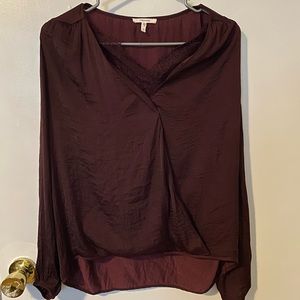 Maroon long sleeve Blouse